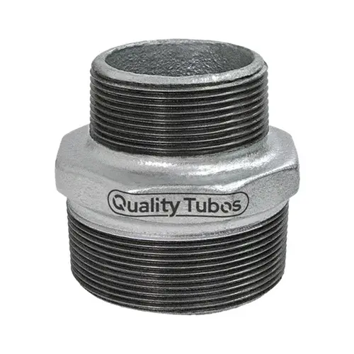 Niple Duplo de Redução Galvanizado de  3/8"  à  4"