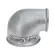 Cotovelo de Redução Galv. F/F 90° de 3/8" x 1/4"