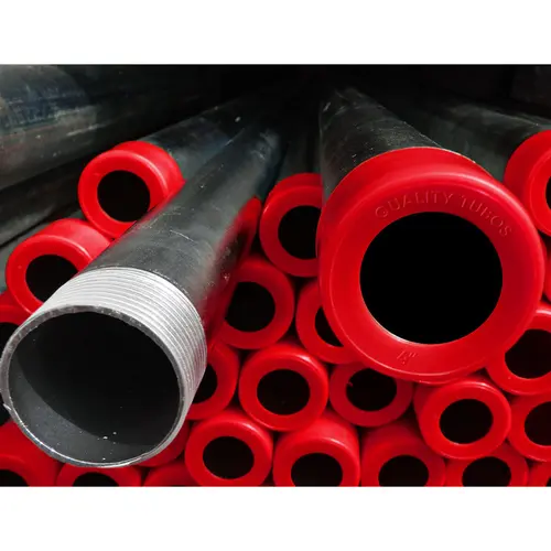 Tubo de Aço Galvanizado a Fogo 4" (114,30 x 3,75 mm x 6 Mts)